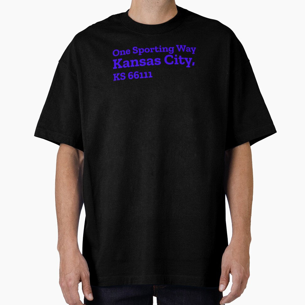 Kansas Stadium Address by The Chuck Wagon Unisex T-shirt, Sweatshirt, Hoodie, Long Sleeve Tee - T-Shirt, Sweatshirt, Hoodie
