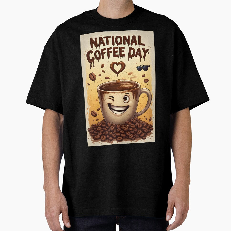 National Coffee Day by owi-art Unisex T-shirt, Sweatshirt, Hoodie, Long Sleeve Tee - T-Shirt, Sweatshirt, Hoodie