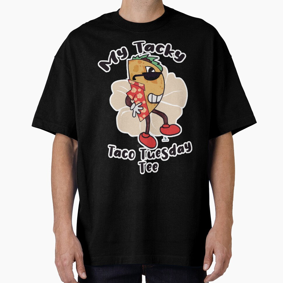 Tacky Taco Funny Cartoon Art by mytshirtfort Unisex T-shirt, Sweatshirt, Hoodie, Long Sleeve Tee - T-Shirt, Sweatshirt, Hoodie
