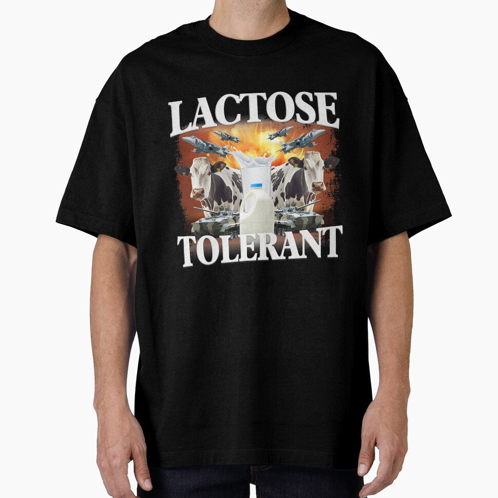 Lactose Tolerant Funny Trending Meme by ChiekoBlaze Unisex T-shirt, Sweatshirt, Hoodie, Long Sleeve Tee - T-Shirt, Sweatshirt, Hoodie