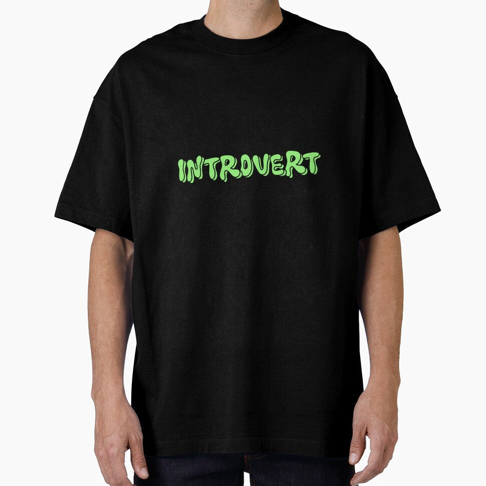 Introvert Aesthetic Sticker - Cute Bubble Lettering with Sparkles, Hearts & Sunshine by Doctor Michaela - T-Shirt, Sweatshirt, Hoodie
