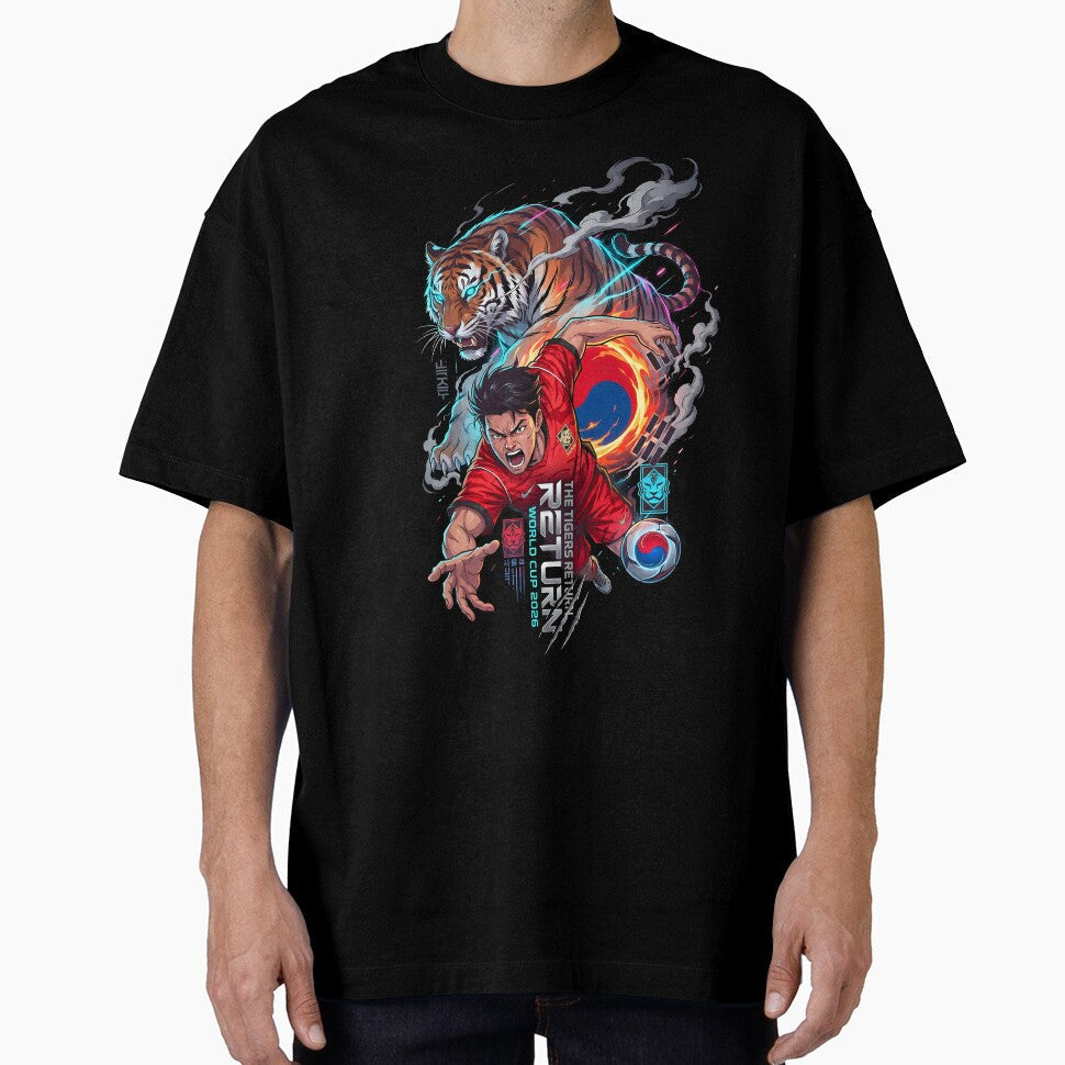 Unstoppable Red Devils South Korea - World Cup 2026 by VoidAnimeStudio Unisex T-shirt, Sweatshirt, Hoodie, Long Sleeve Tee - T-Shirt, Sweatshirt, Hoodie