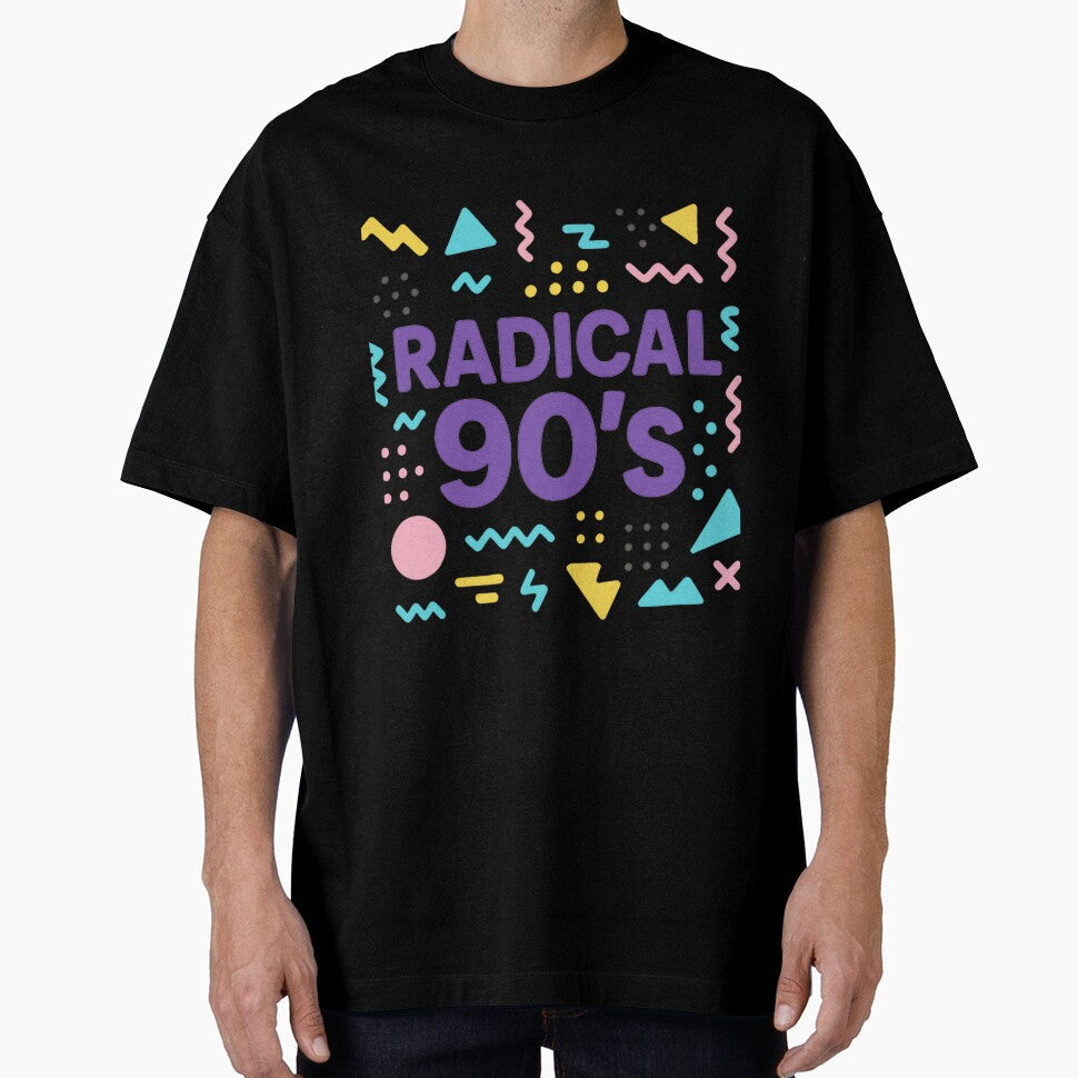 Radical 90s  Retro Memphis Design by AuuuStudio Unisex T-shirt, Sweatshirt, Hoodie, Long Sleeve Tee - T-Shirt, Sweatshirt, Hoodie