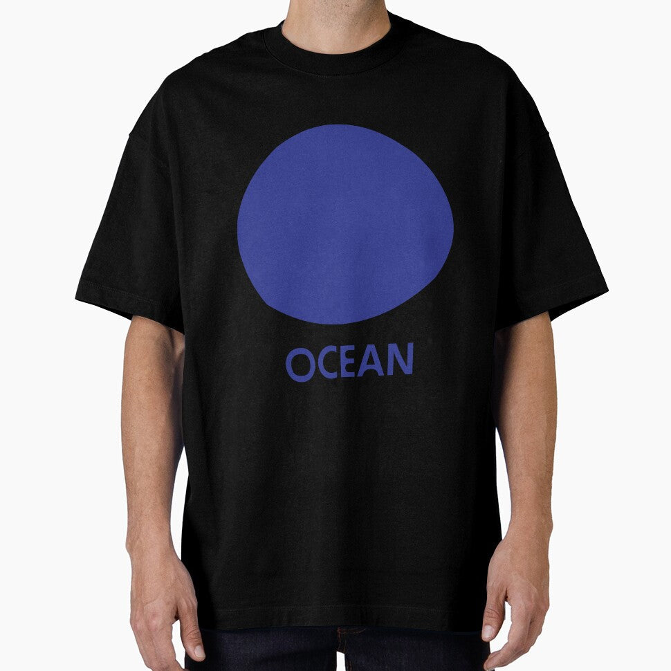 Ocean - Blue - Classic Tshirt - Crewneck tee, Ocean life, Diver, Swimmer, Water Baby, Organic, bold graphics by These-Things - T-Shirt, Sweatshirt, Hoodie