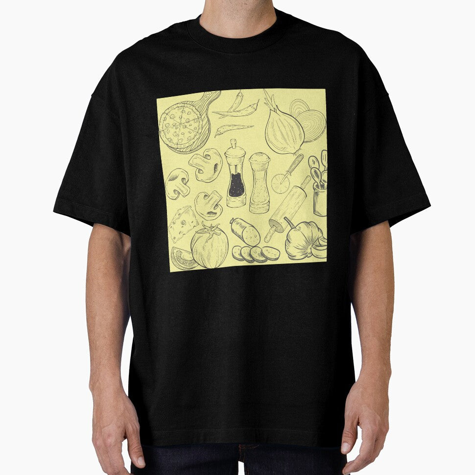 Pizzeria by Designer-coner Unisex T-shirt, Sweatshirt, Hoodie, Long Sleeve Tee - T-Shirt, Sweatshirt, Hoodie