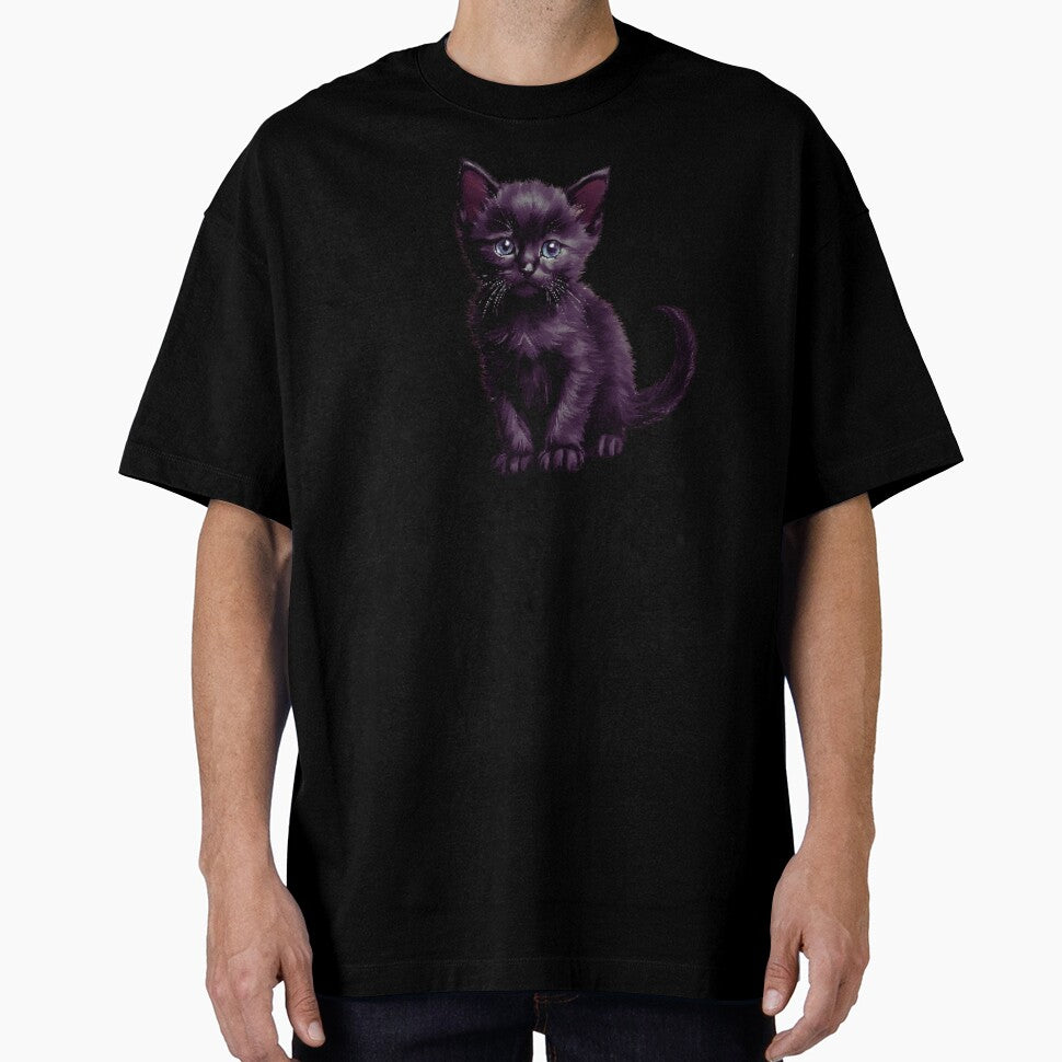 Pixel art blac cat by AlinaMalina24 Unisex T-shirt, Sweatshirt, Hoodie, Long Sleeve Tee - T-Shirt, Sweatshirt, Hoodie