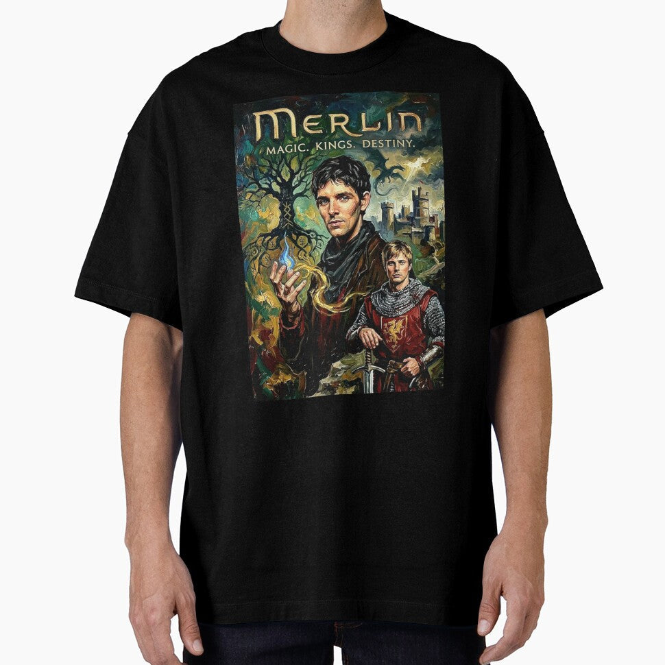 Merlin: Magic, Kings, Destiny by Art's Diner Unisex T-shirt, Sweatshirt, Hoodie, Long Sleeve Tee - T-Shirt, Sweatshirt, Hoodie