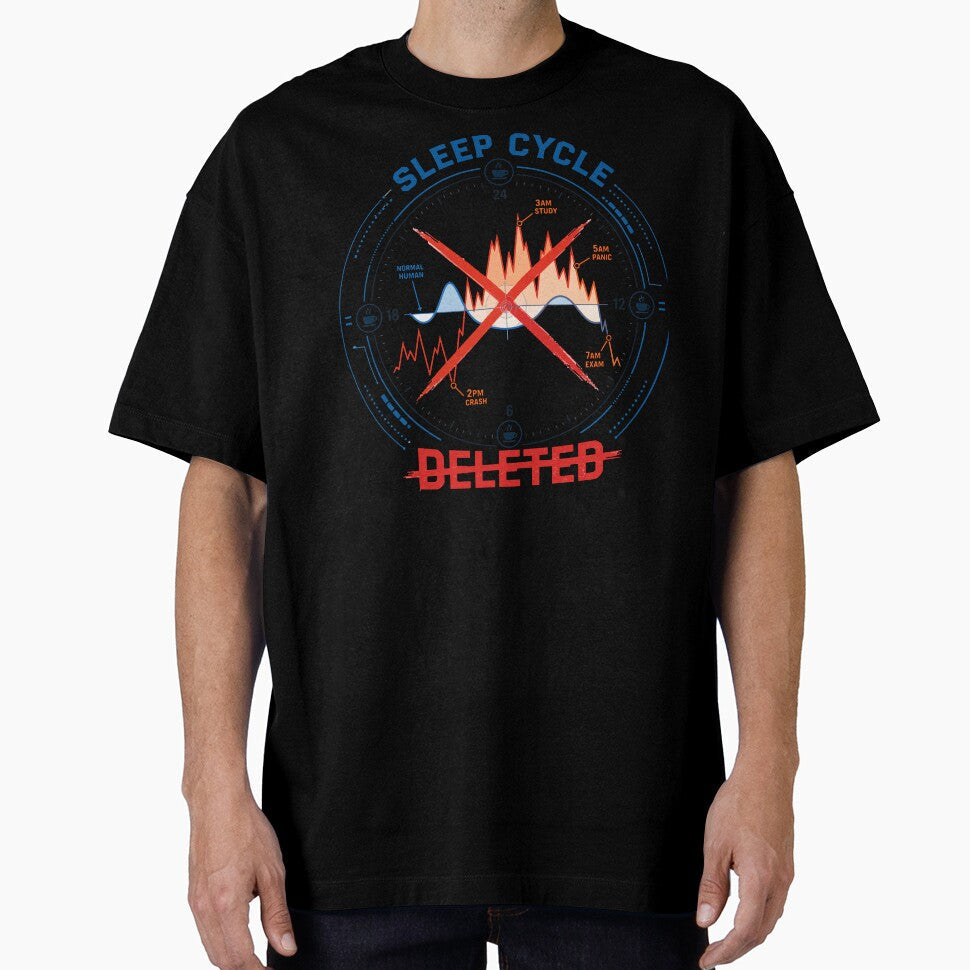 Sleep Cycle Deleted by xmoudx Unisex T-shirt, Sweatshirt, Hoodie, Long Sleeve Tee - T-Shirt, Sweatshirt, Hoodie