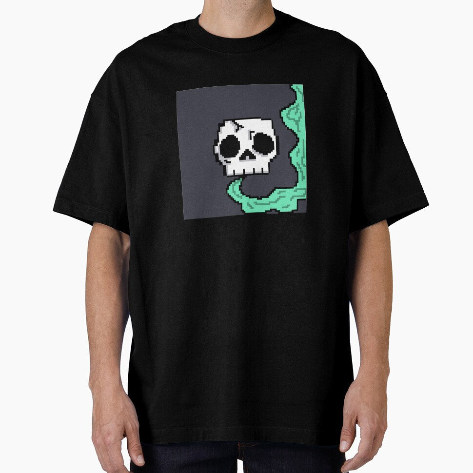 Pixel art skull by t-pixel Unisex T-shirt, Sweatshirt, Hoodie, Long Sleeve Tee - T-Shirt, Sweatshirt, Hoodie