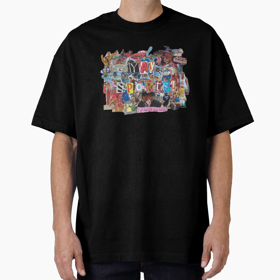 Yay Sports! Collage by zoeyindigo Unisex T-shirt, Sweatshirt, Hoodie, Long Sleeve Tee - T-Shirt, Sweatshirt, Hoodie