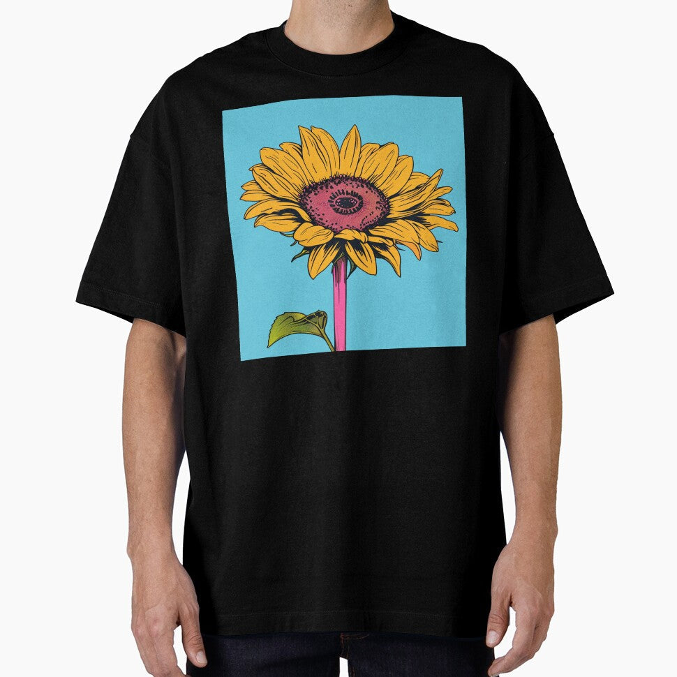 Sunflower Pop Art 4 by AstroRisq Unisex T-shirt, Sweatshirt, Hoodie, Long Sleeve Tee - T-Shirt, Sweatshirt, Hoodie