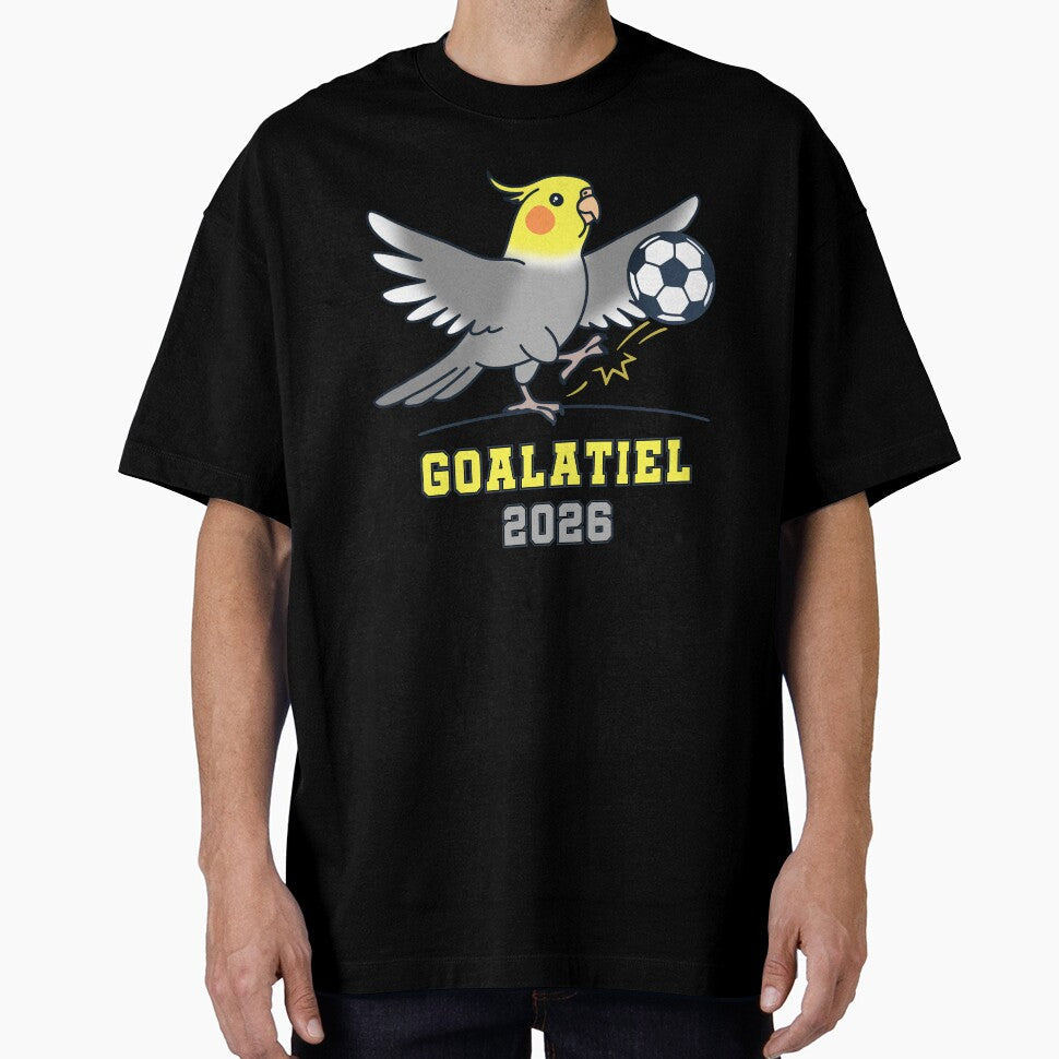 Cockatiel World Cup 2026 -  GOAL-atiel by FandomizedRose Unisex T-shirt, Sweatshirt, Hoodie, Long Sleeve Tee - T-Shirt, Sweatshirt, Hoodie