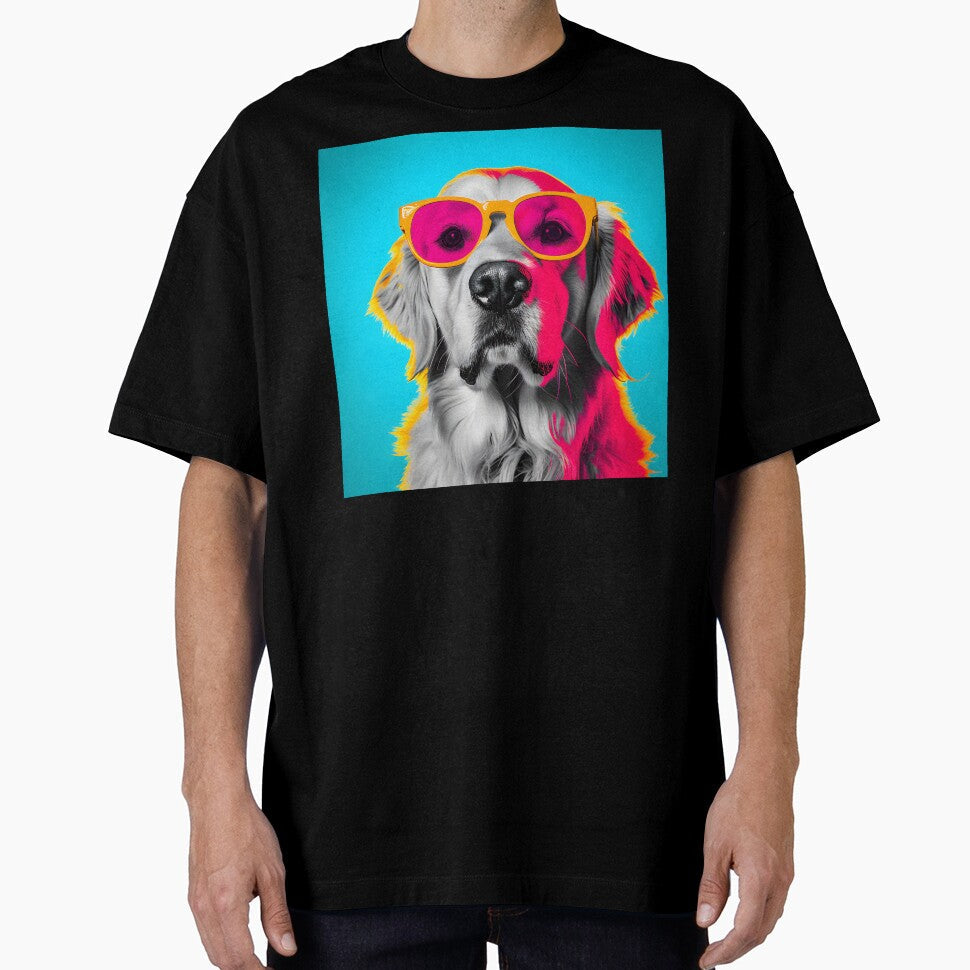 pop art digital print of Labrador retriever by dcrc Unisex T-shirt, Sweatshirt, Hoodie, Long Sleeve Tee - T-Shirt, Sweatshirt, Hoodie
