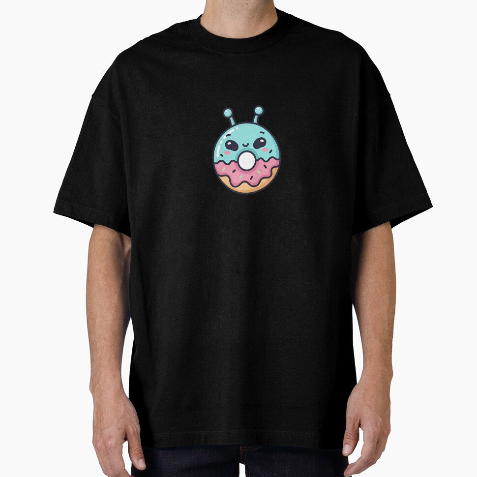 whimsical donut character with pink and blue frosting and sprinkles by VerizalShop Unisex T-shirt, Sweatshirt, Hoodie, Long Sleeve Tee - T-Shirt, Sweatshirt, Hoodie