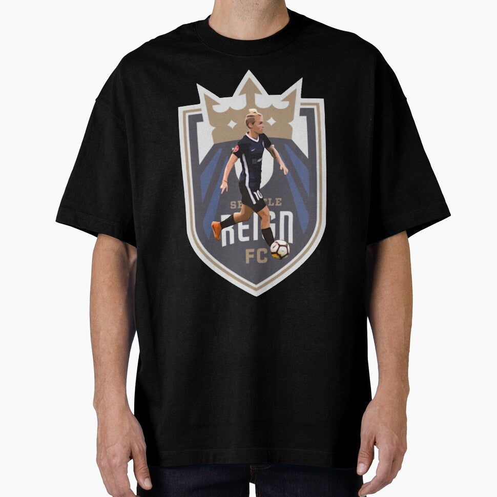 Jess Fishlock - Seattle Reign FC by Claire Ramsey Unisex T-shirt, Sweatshirt, Hoodie, Long Sleeve Tee - T-Shirt, Sweatshirt, Hoodie