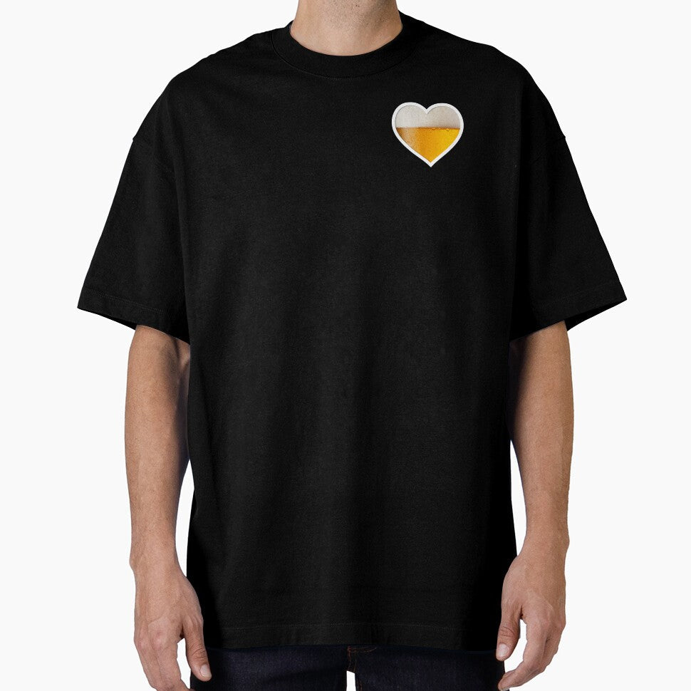 I Love Beer Heart  Funny Beer Lover Graphic by Spaabus Unisex T-shirt, Sweatshirt, Hoodie, Long Sleeve Tee - T-Shirt, Sweatshirt, Hoodie