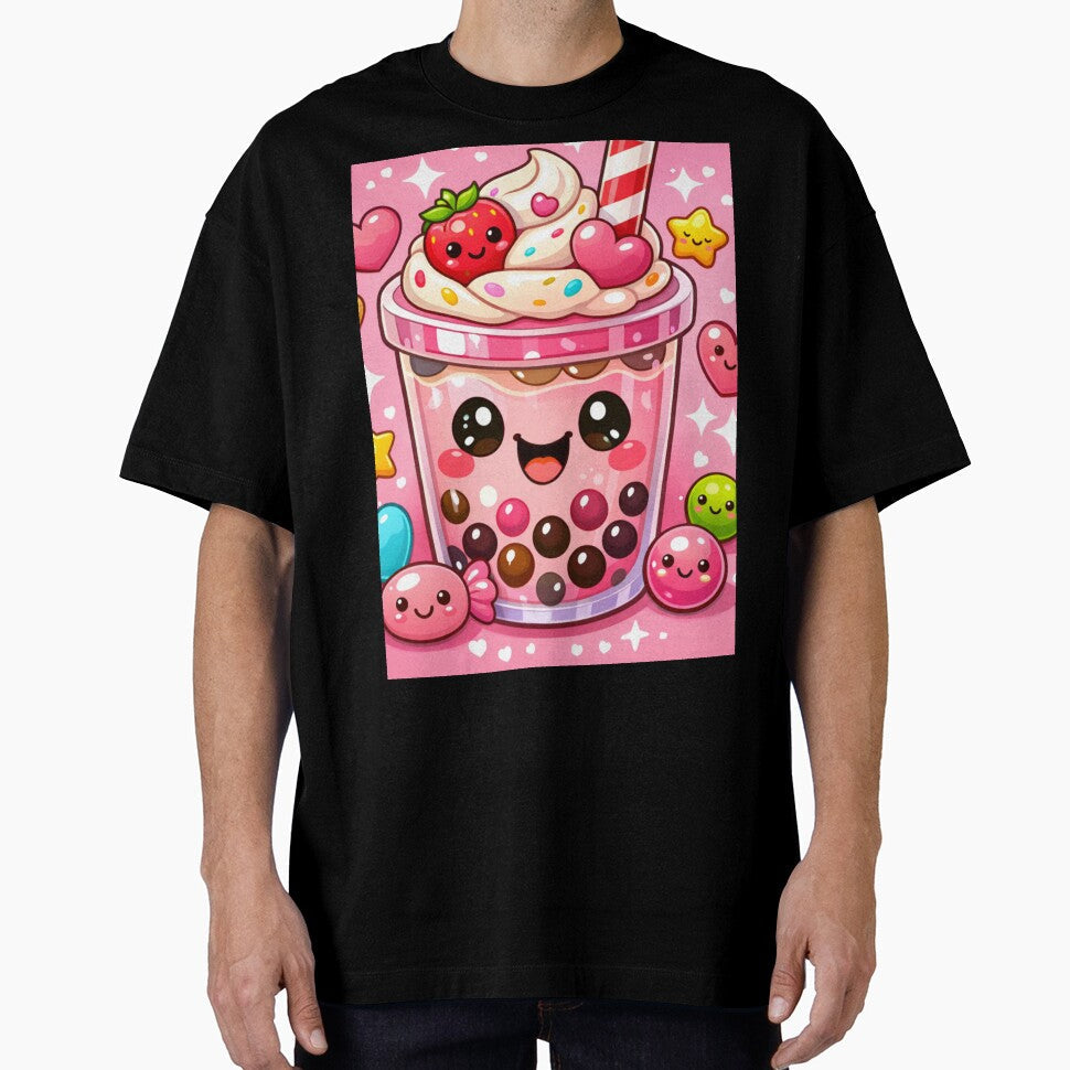Kawaii Bubble Tea  Cute Sweet Drink by Aramdesing Unisex T-shirt, Sweatshirt, Hoodie, Long Sleeve Tee - T-Shirt, Sweatshirt, Hoodie