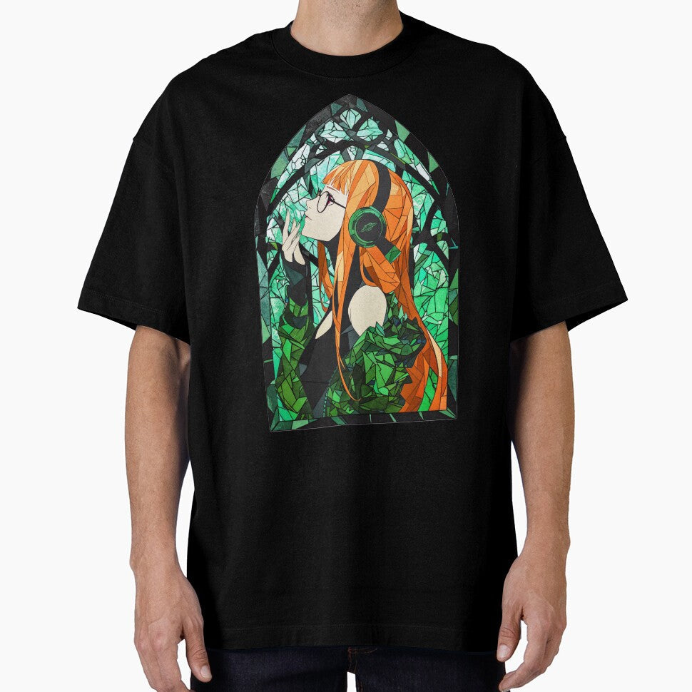 Stained Glass Futaba by SchellStation Unisex T-shirt, Sweatshirt, Hoodie, Long Sleeve Tee - T-Shirt, Sweatshirt, Hoodie