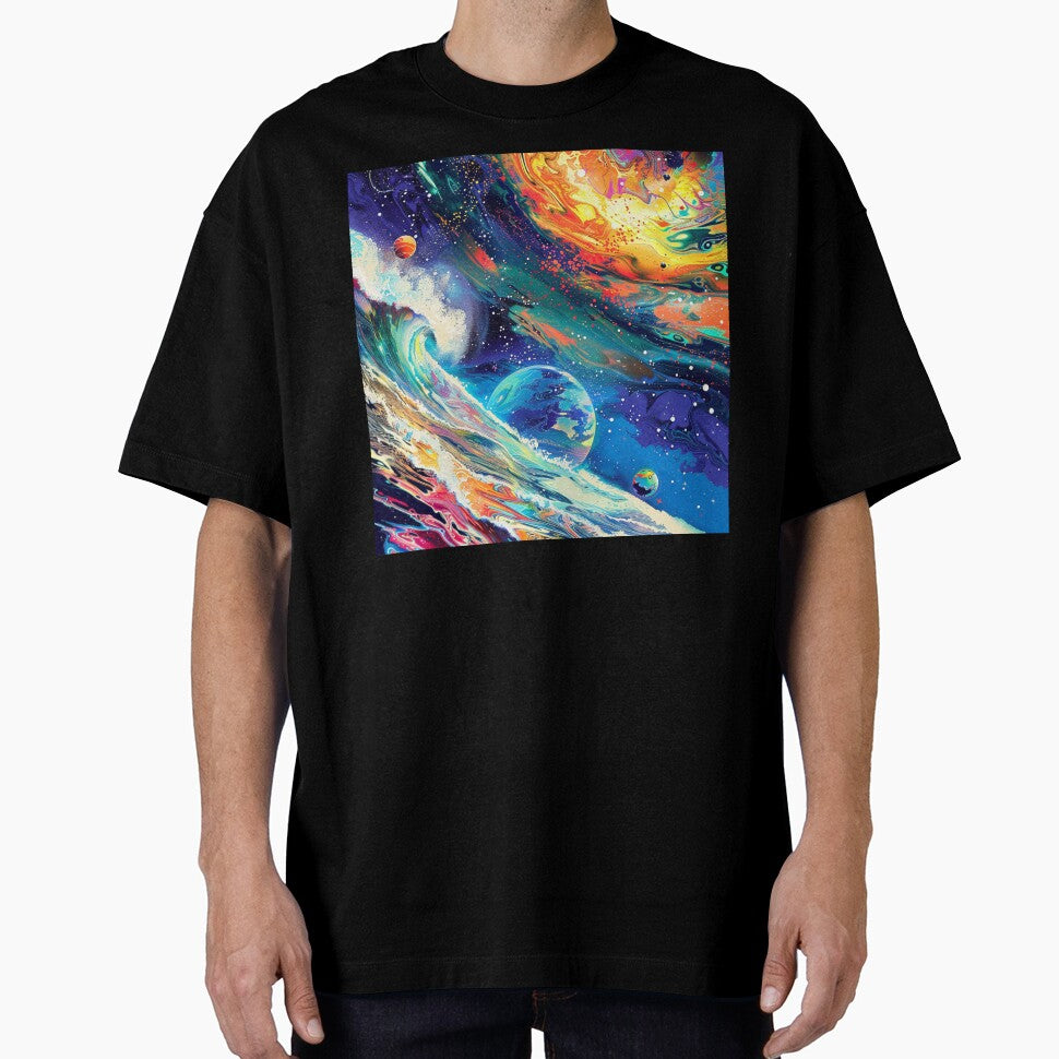 Ocean Planet Retro Pop Art 4 by AstroRisq Unisex T-shirt, Sweatshirt, Hoodie, Long Sleeve Tee - T-Shirt, Sweatshirt, Hoodie