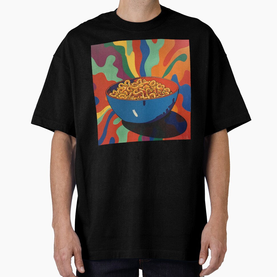 Macaroni Pasta Pop Art 2 by AstroRisq Unisex T-shirt, Sweatshirt, Hoodie, Long Sleeve Tee - T-Shirt, Sweatshirt, Hoodie