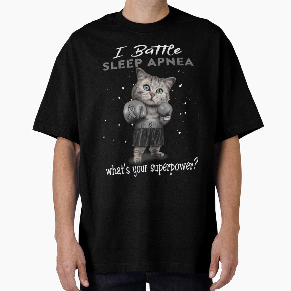 Sleep Apnea Warrior - I Battle Sleep Apnea What Is Your Superpower? by Jennpak Unisex T-shirt, Sweatshirt, Hoodie, Long Sleeve Tee - T-Shirt, Sweatshirt, Hoodie