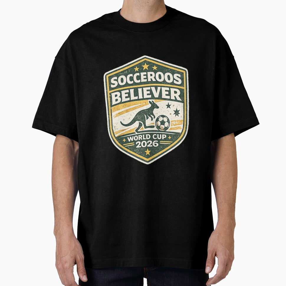 Socceroos Believer World Cup 2026 Australia Soccer Fan Shirt by ArthUpscale Unisex T-shirt, Sweatshirt, Hoodie, Long Sleeve Tee - T-Shirt, Sweatshirt, Hoodie