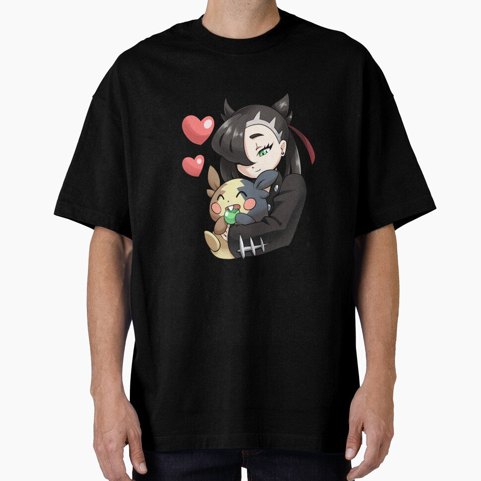 Marnie and Morpeko by MintAndManta Unisex T-shirt, Sweatshirt, Hoodie, Long Sleeve Tee - T-Shirt, Sweatshirt, Hoodie