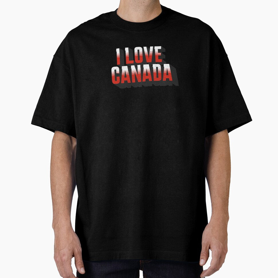 I Love Canada by JooArtPrints   Unisex T-shirt, Sweatshirt, Hoodie, Long Sleeve Tee - T-Shirt, Sweatshirt, Hoodie
