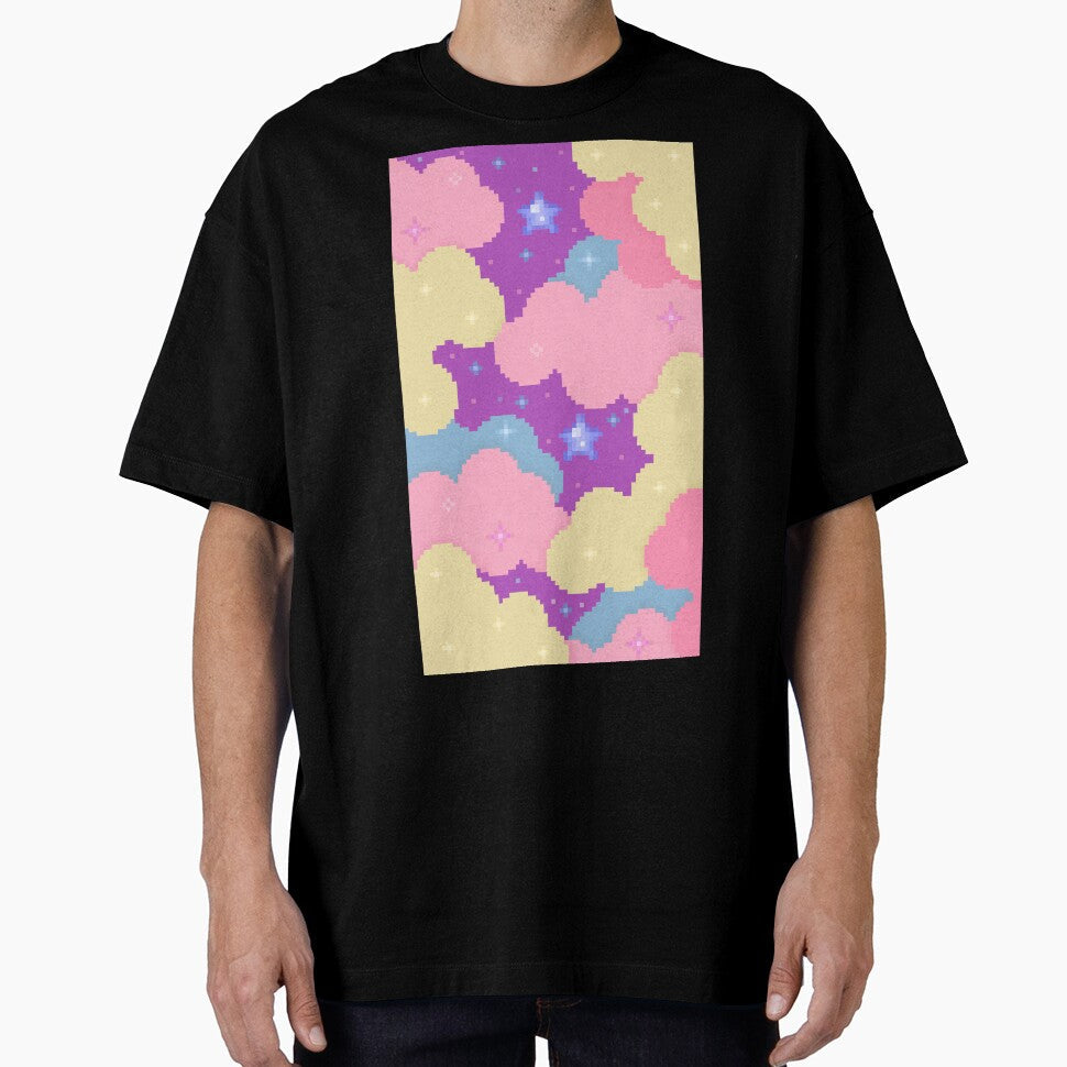 pixel cotton candy clouds by autumnalmanac Unisex T-shirt, Sweatshirt, Hoodie, Long Sleeve Tee - T-Shirt, Sweatshirt, Hoodie
