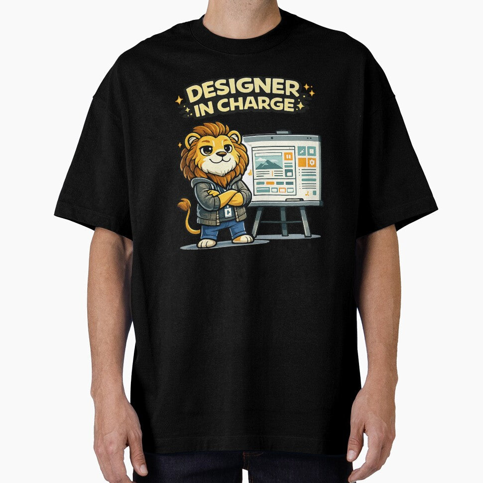 Designer In Charge Funny Graphic Designer by trendink77 Unisex T-shirt, Sweatshirt, Hoodie, Long Sleeve Tee - T-Shirt, Sweatshirt, Hoodie