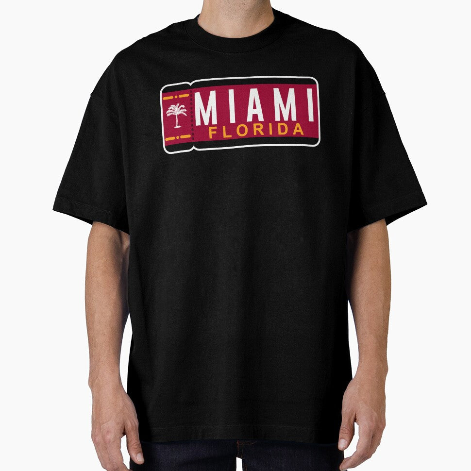 Miami Ticket Alternate by JayJaxon Unisex T-shirt, Sweatshirt, Hoodie, Long Sleeve Tee - T-Shirt, Sweatshirt, Hoodie