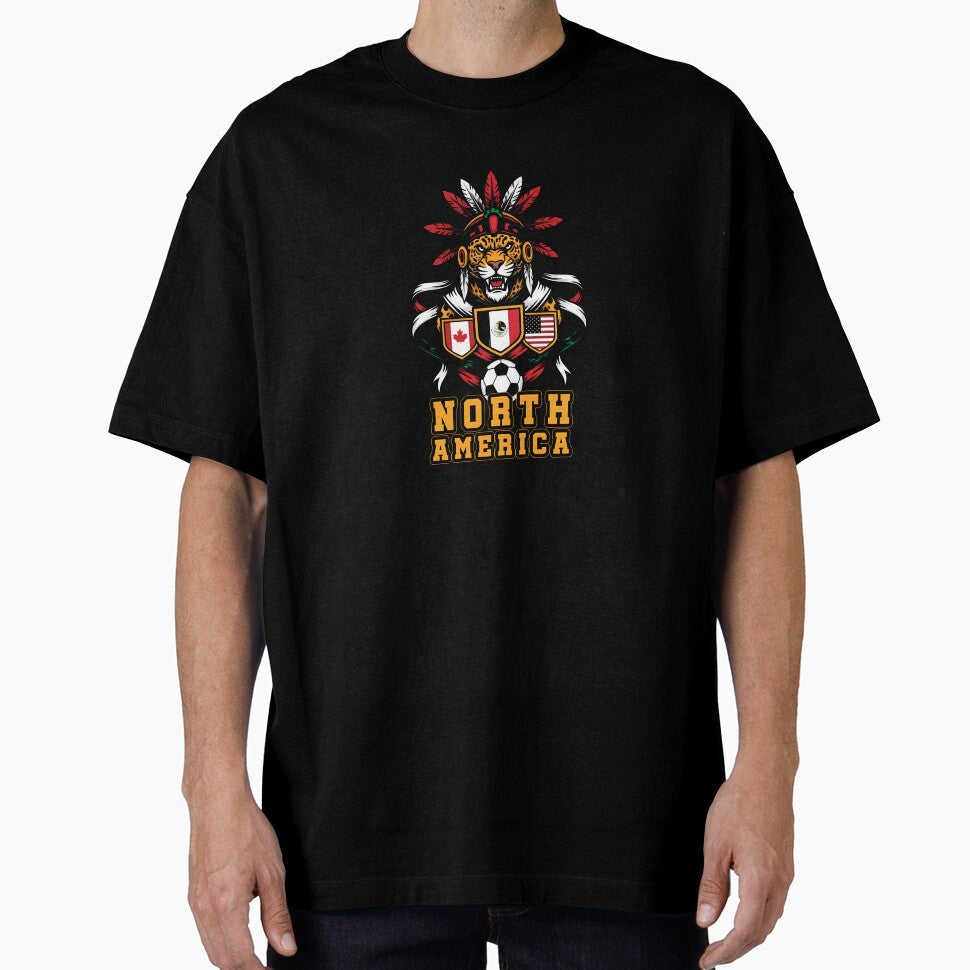 North America Jaguar Spirit Cup 2026 T-Shirt_82737634 by RKdrawings Unisex T-shirt, Sweatshirt, Hoodie, Long Sleeve Tee - T-Shirt, Sweatshirt, Hoodie