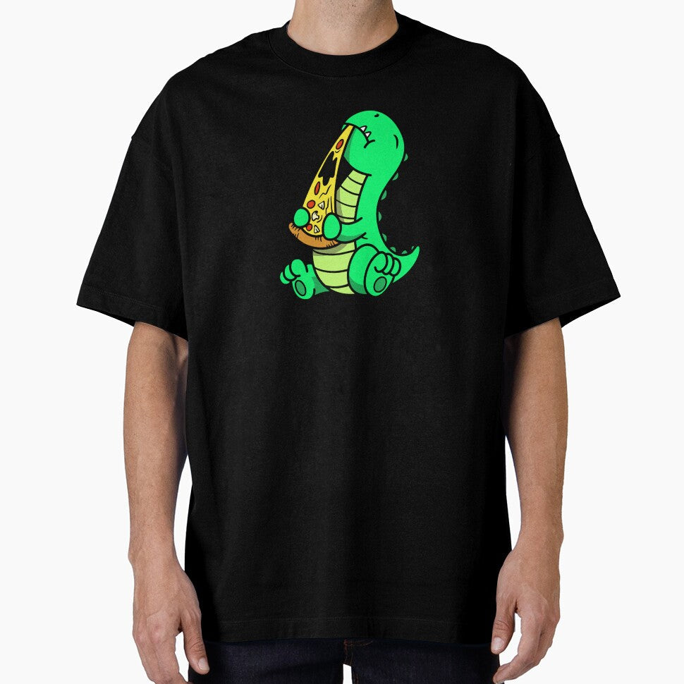 Cute Dinosaur Eat Pizza, Dino Pizza by Si Pakne Unisex T-shirt, Sweatshirt, Hoodie, Long Sleeve Tee - T-Shirt, Sweatshirt, Hoodie