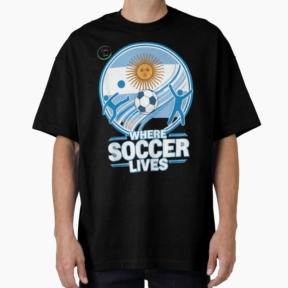 Where Soccer Lives by Endeva4eva Unisex T-shirt, Sweatshirt, Hoodie, Long Sleeve Tee - T-Shirt, Sweatshirt, Hoodie