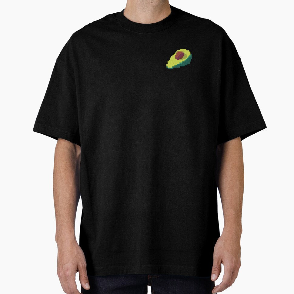 Pixel Avocado Slice - pixel food art by LittleFoodShop Unisex T-shirt, Sweatshirt, Hoodie, Long Sleeve Tee - T-Shirt, Sweatshirt, Hoodie