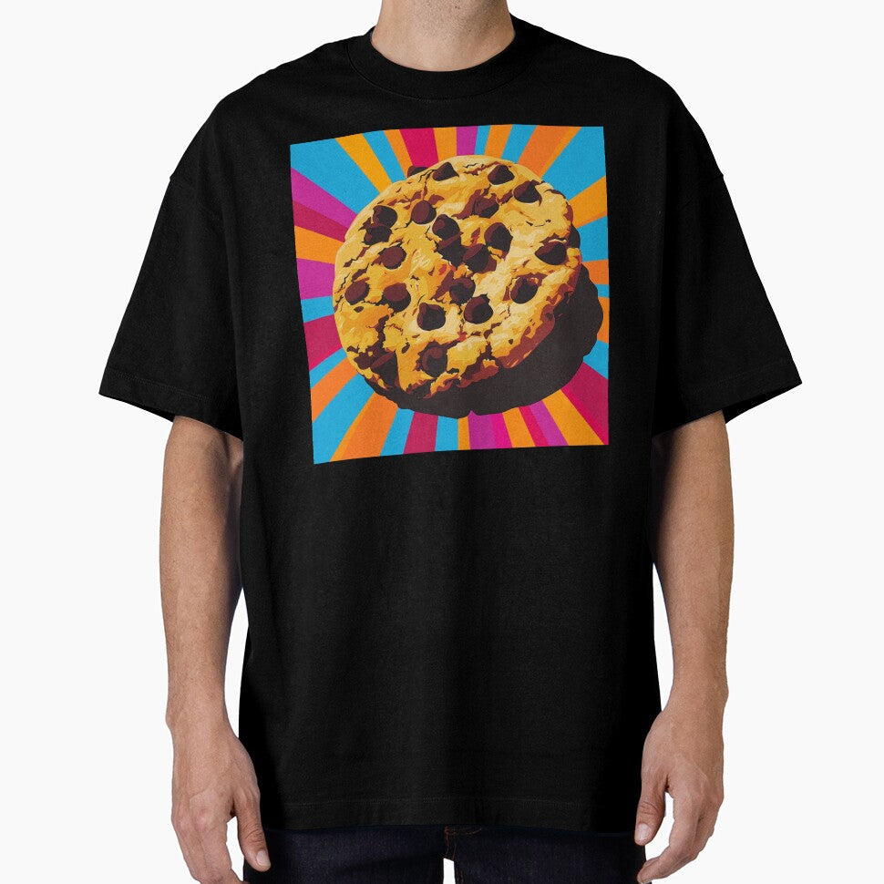Chocolate Chip Cookie Pop Art 10 by AstroRisq Unisex T-shirt, Sweatshirt, Hoodie, Long Sleeve Tee - T-Shirt, Sweatshirt, Hoodie