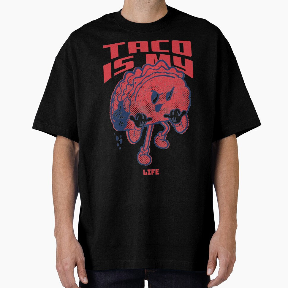 Taco Is My Life Design by Artpace Unisex T-shirt, Sweatshirt, Hoodie, Long Sleeve Tee - T-Shirt, Sweatshirt, Hoodie