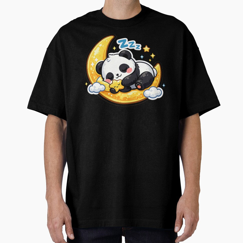 Cute Kawaii Panda, Cute Kawaii Sleeping Panda by graphic-genie Unisex T-shirt, Sweatshirt, Hoodie, Long Sleeve Tee - T-Shirt, Sweatshirt, Hoodie