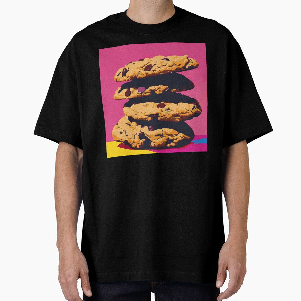 Chocolate Chip Cookies Pop Art 3 by AstroRisq Unisex T-shirt, Sweatshirt, Hoodie, Long Sleeve Tee - T-Shirt, Sweatshirt, Hoodie