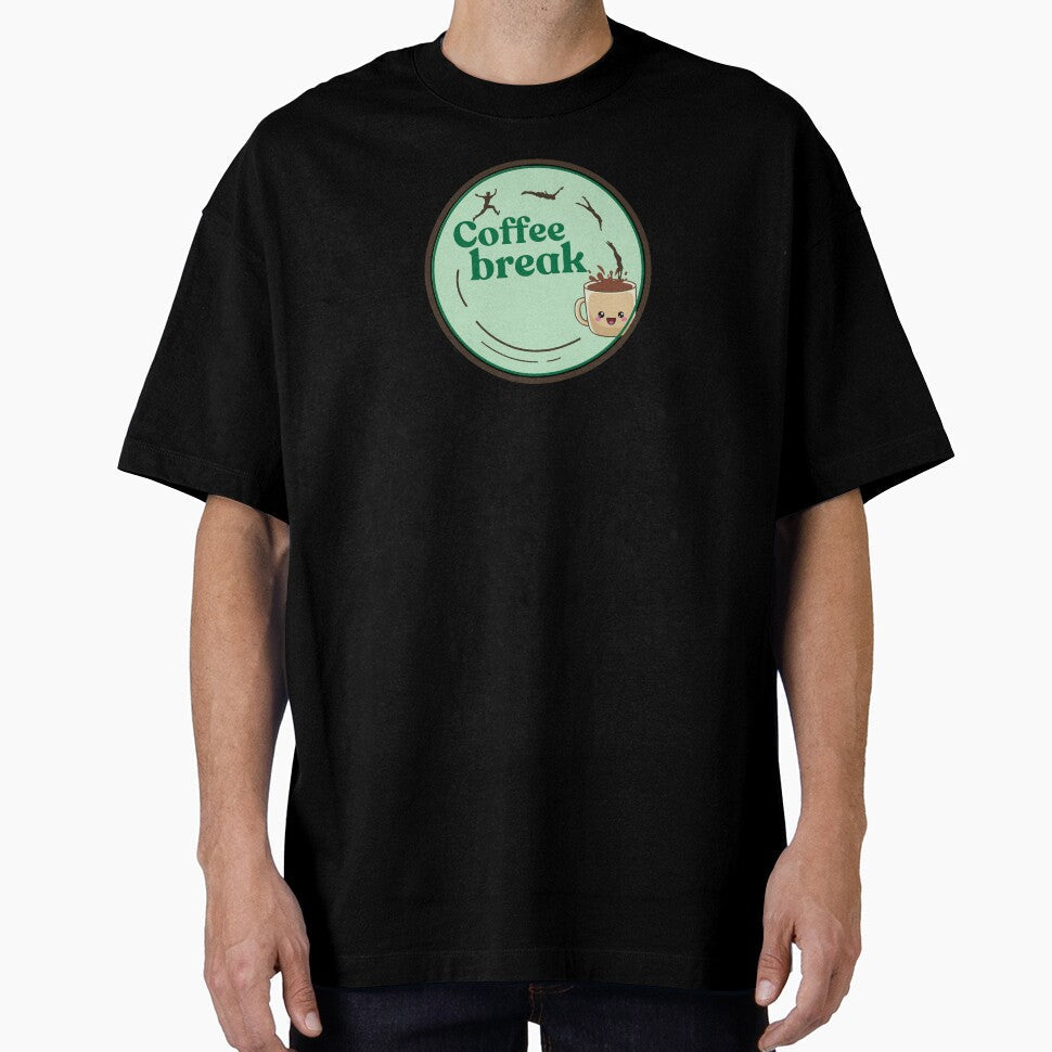 Coffee break by Cages or Wings Unisex T-shirt, Sweatshirt, Hoodie, Long Sleeve Tee - T-Shirt, Sweatshirt, Hoodie