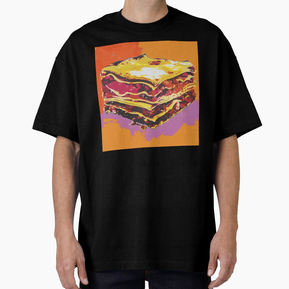 Lasagna Pop Art 8 by AstroRisq Unisex T-shirt, Sweatshirt, Hoodie, Long Sleeve Tee - T-Shirt, Sweatshirt, Hoodie