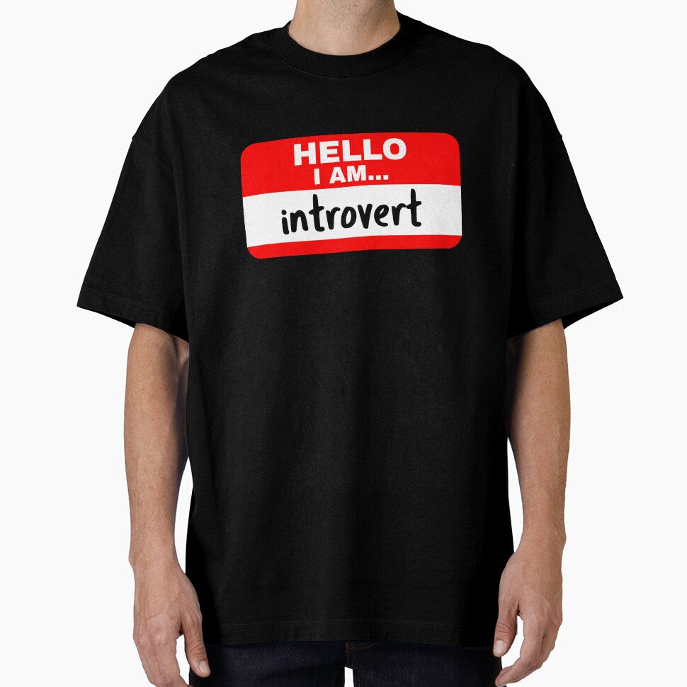 hello I am introvert by 23mangoes Unisex T-shirt, Sweatshirt, Hoodie, Long Sleeve Tee - T-Shirt, Sweatshirt, Hoodie