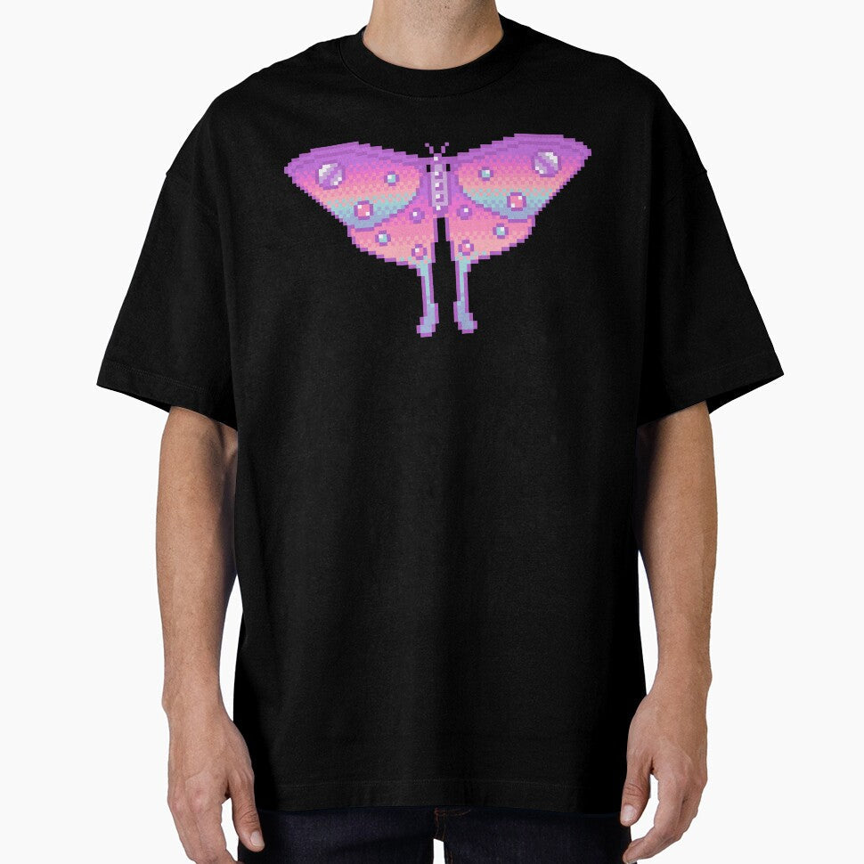 Moth Pixel Art by AlleenasPixels Unisex T-shirt, Sweatshirt, Hoodie, Long Sleeve Tee - T-Shirt, Sweatshirt, Hoodie