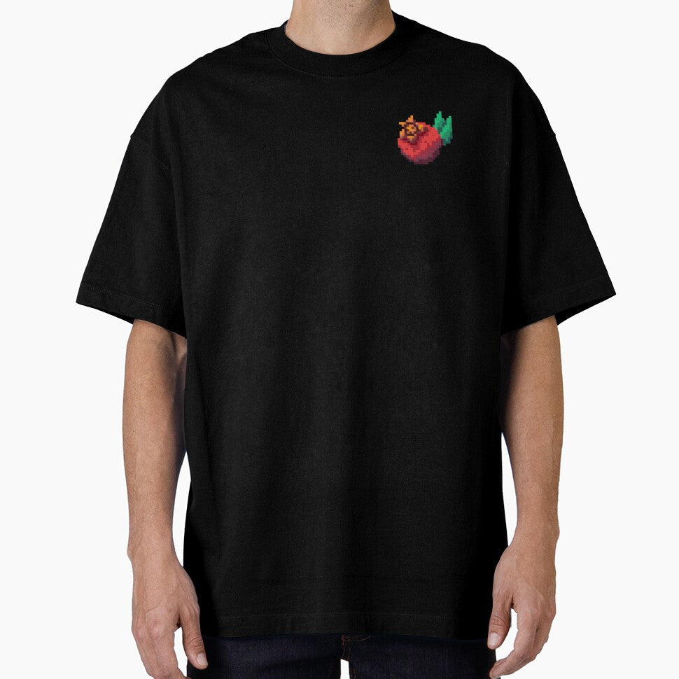 Pixel Pomegranate - pixel food art by LittleFoodShop Unisex T-shirt, Sweatshirt, Hoodie, Long Sleeve Tee - T-Shirt, Sweatshirt, Hoodie