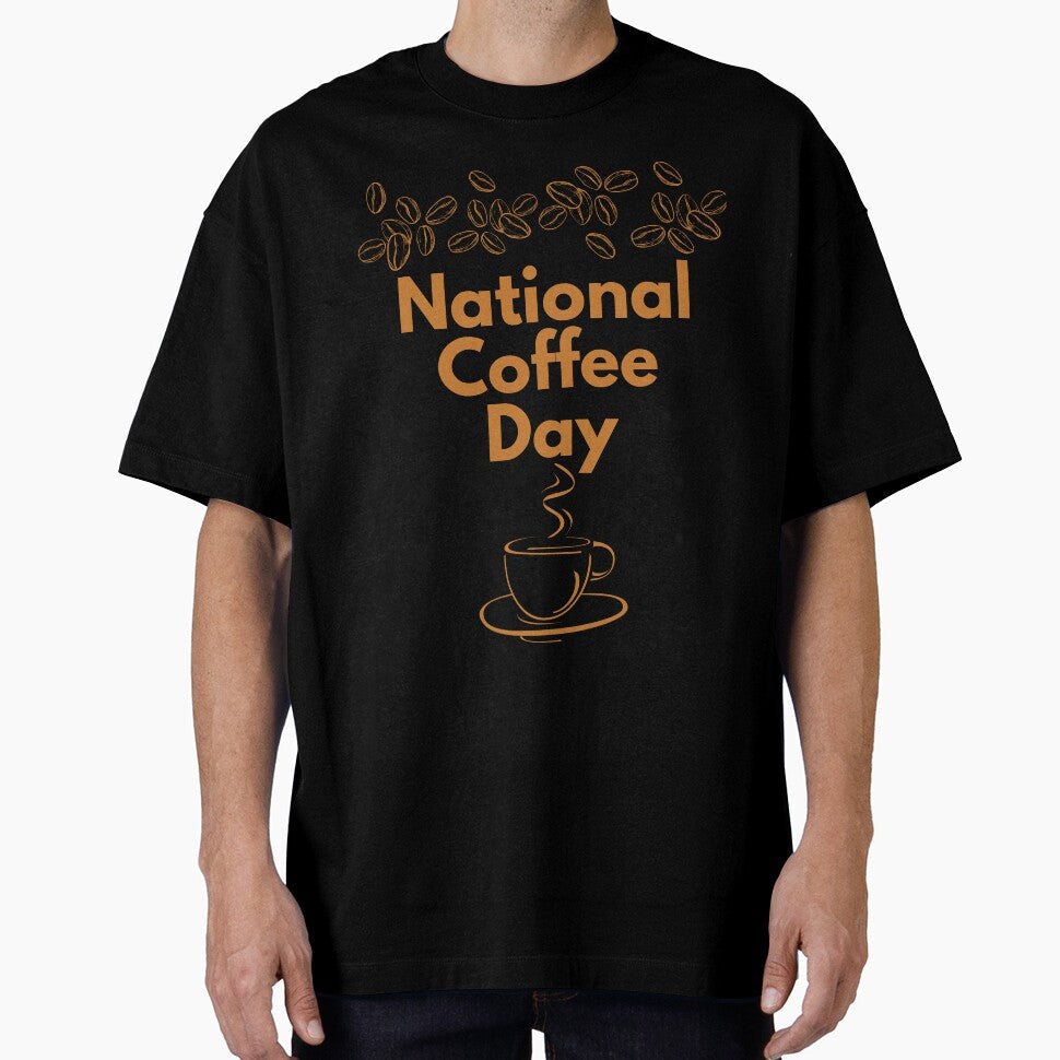 National Coffee Day by Simo0455 Unisex T-shirt, Sweatshirt, Hoodie, Long Sleeve Tee - T-Shirt, Sweatshirt, Hoodie