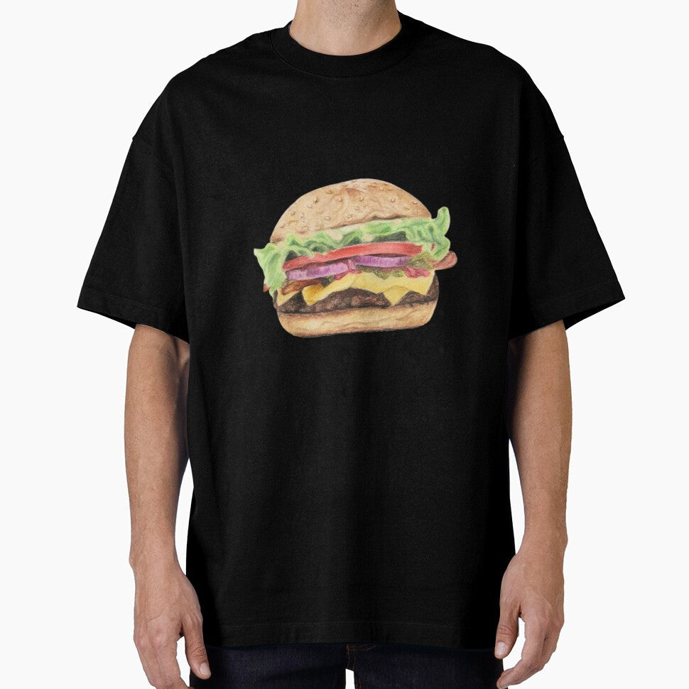 Juicy and delicious burger | burger lover by NathBros Unisex T-shirt, Sweatshirt, Hoodie, Long Sleeve Tee - T-Shirt, Sweatshirt, Hoodie