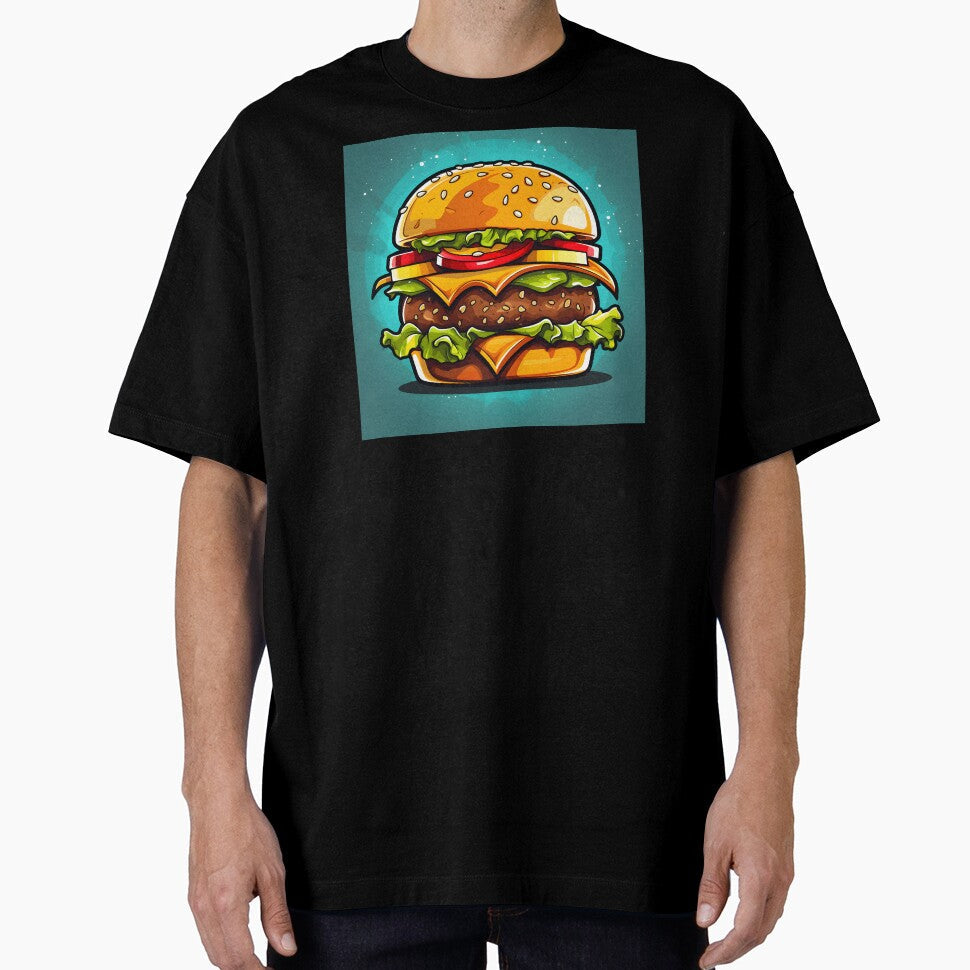 Loaded Burger by FarOutTees Unisex T-shirt, Sweatshirt, Hoodie, Long Sleeve Tee - T-Shirt, Sweatshirt, Hoodie