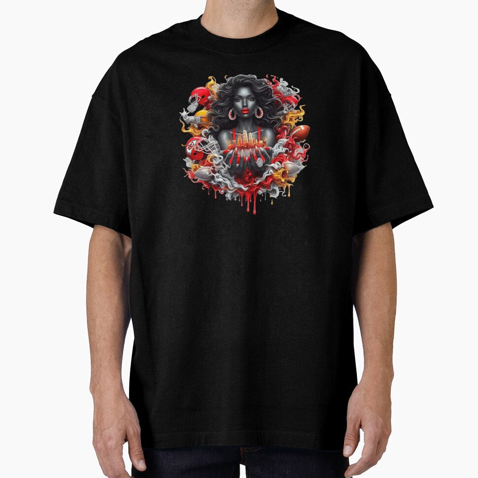 Woman Football by UZRWRLD Unisex T-shirt, Sweatshirt, Hoodie, Long Sleeve Tee - T-Shirt, Sweatshirt, Hoodie