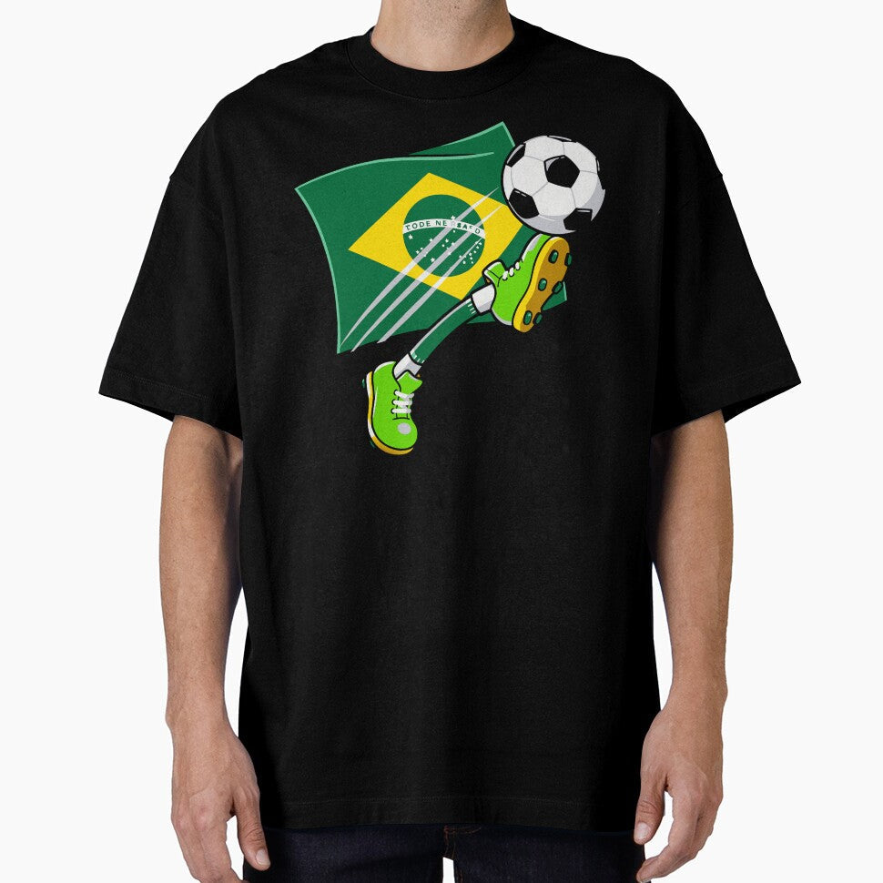 Cool Bandeiro Do Brasil Brasilian Brazil Soccer Brazilian Football Player Brasileiro Player by Colorfulman - T-Shirt, Sweatshirt, Hoodie