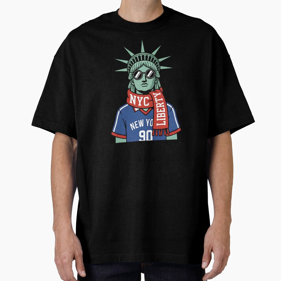Statue of Liberty Ultras - NYC 26 Streetwear by PasinduBhanuka Unisex T-shirt, Sweatshirt, Hoodie, Long Sleeve Tee - T-Shirt, Sweatshirt, Hoodie